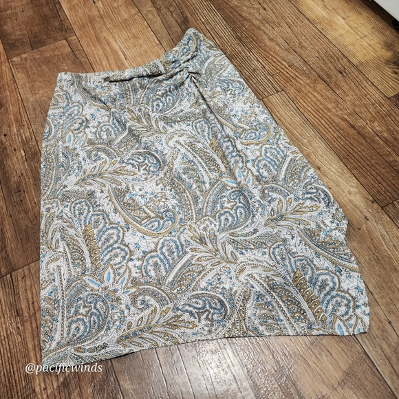 Ideology Dresses & Skirts - y2k Ideology Midi Skirt Sz XS multicolor Boho Modest 2000s vtg